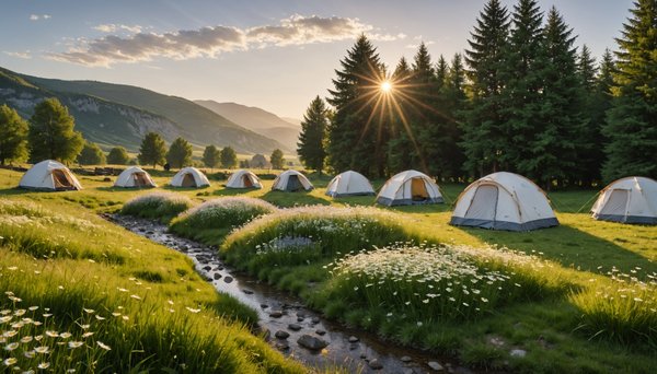 Partir au vert avec un camping nature dans la drôme